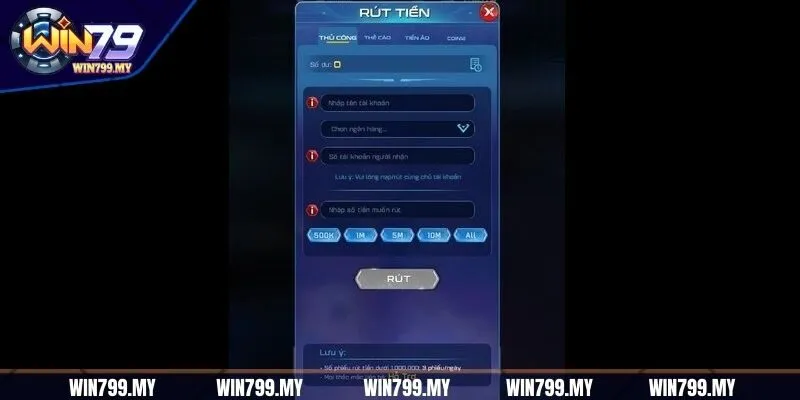 Cách thức rút tiền đơn giản mà hiệu quả tại trang web hàng đầu